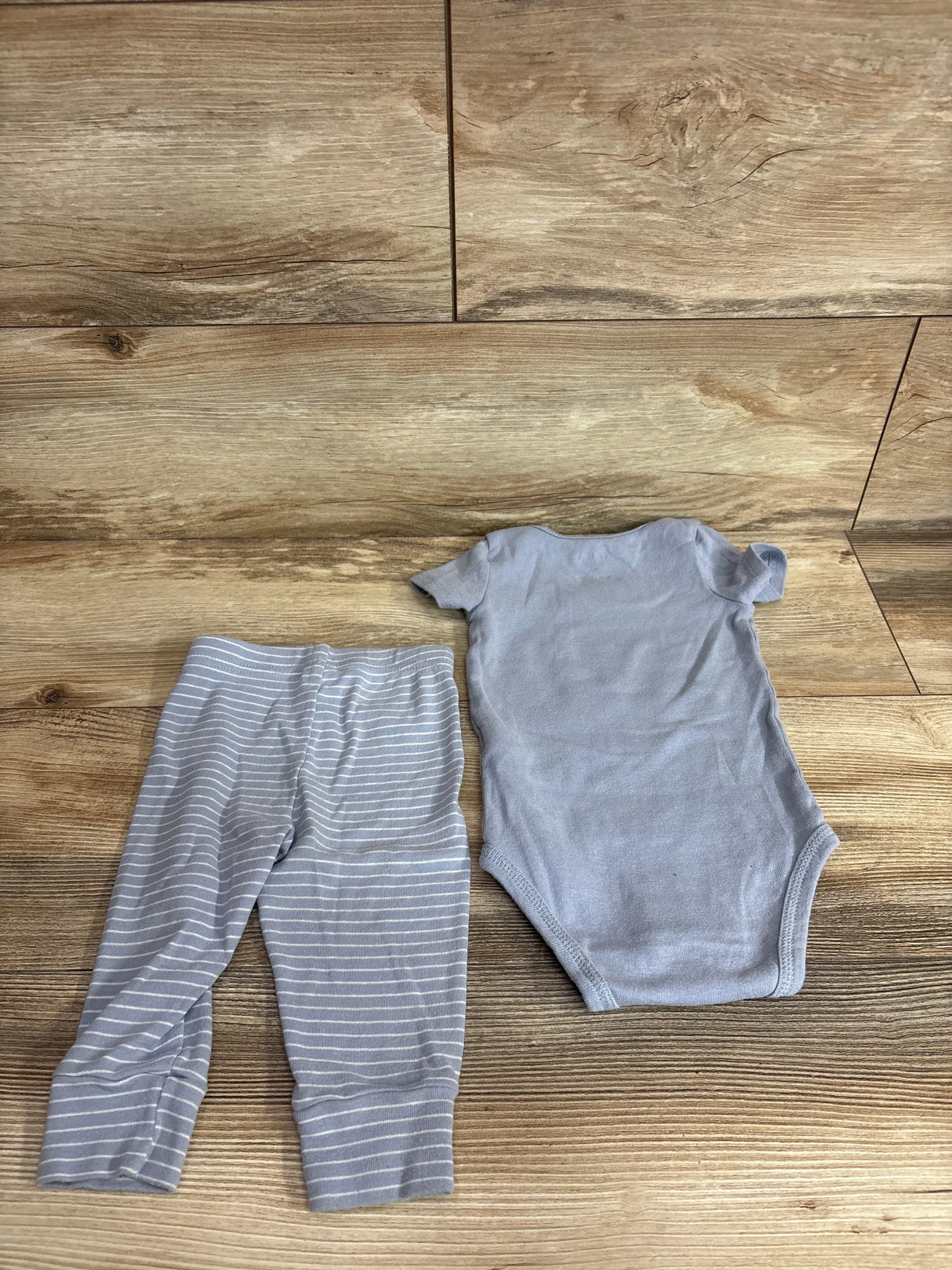 Just One You 2pc Little Brother Bodysuit and Pants Set Blue sz 9m