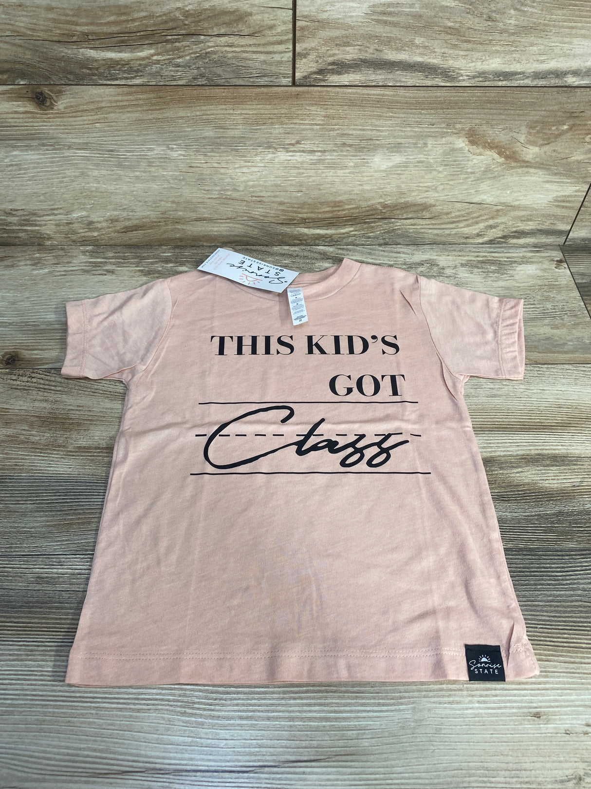 NEW Sonrise State This Kid's Got Class T-Shirt Pink sz 3T