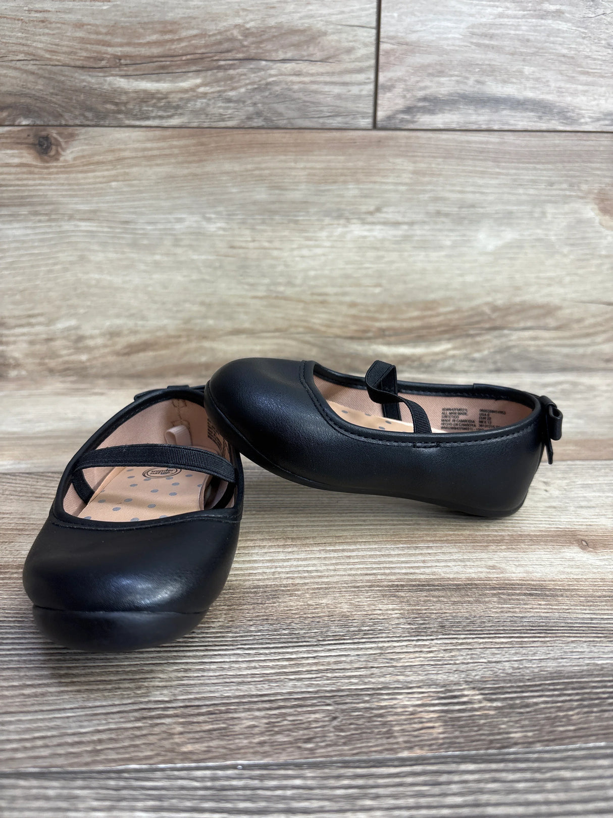 Wonder Nation Bow Ballet Flats sz 6c
