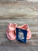 NEW Gerber Heart Print Soft Booties Pink sz 4/5c (6-9m)