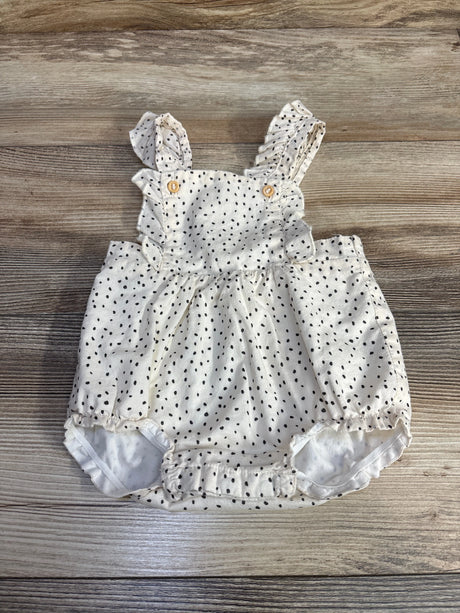 H&M Ruffle Bubble Romper Cream sz 6m - Me n Mommy To Be