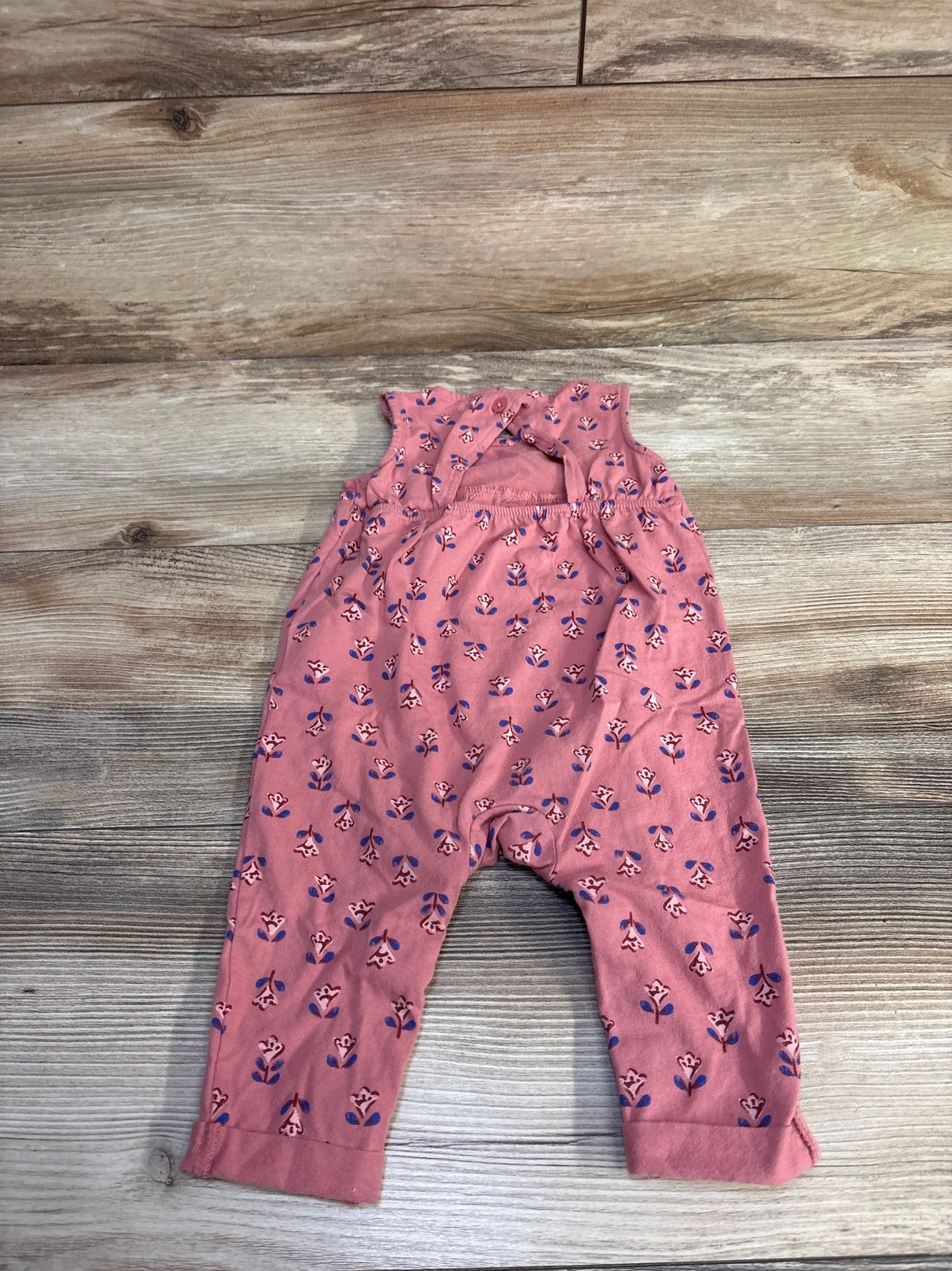 Carter's Floral Sleeveless Jumpsuit Pink sz 6m