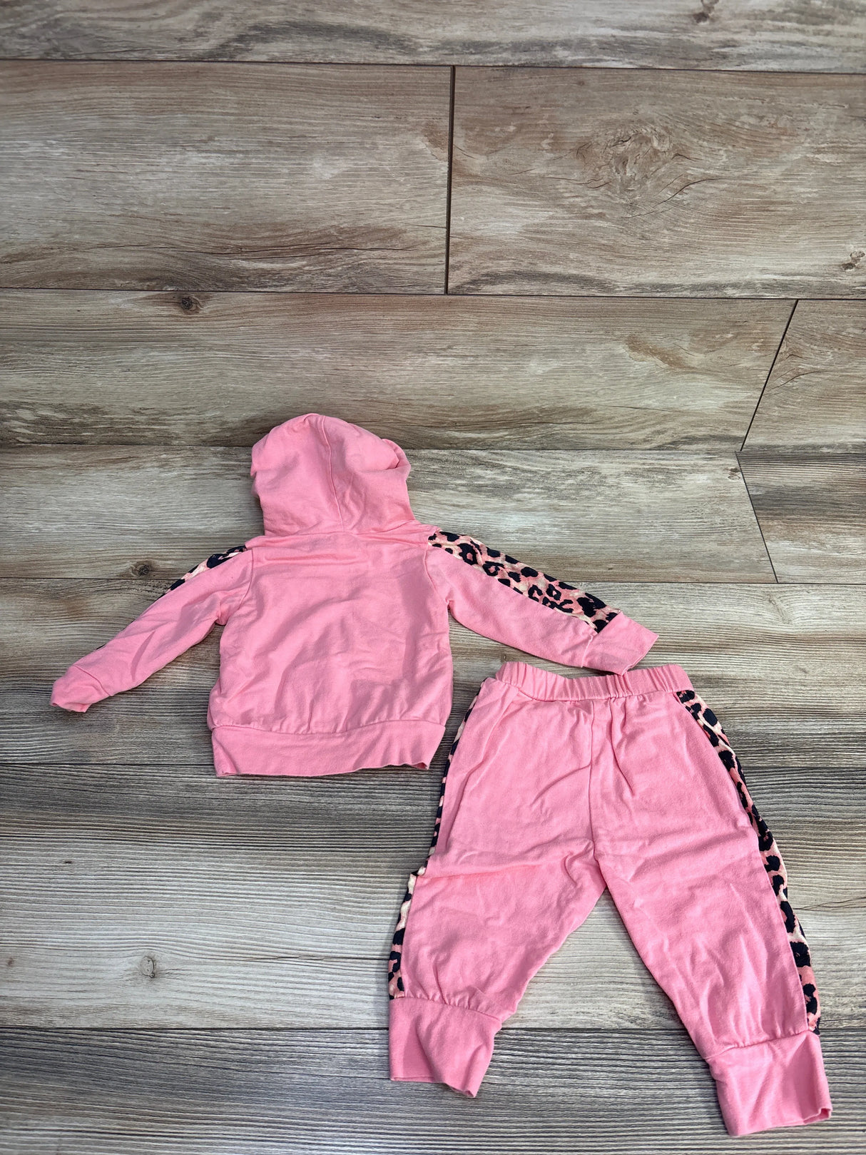 2pc Mama's Mini Sweatpants & Joggers Set Pink sz 6-9m