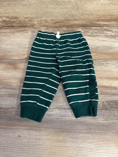 Carter's Striped Joggers Green sz 12m - Me n Mommy To Be
