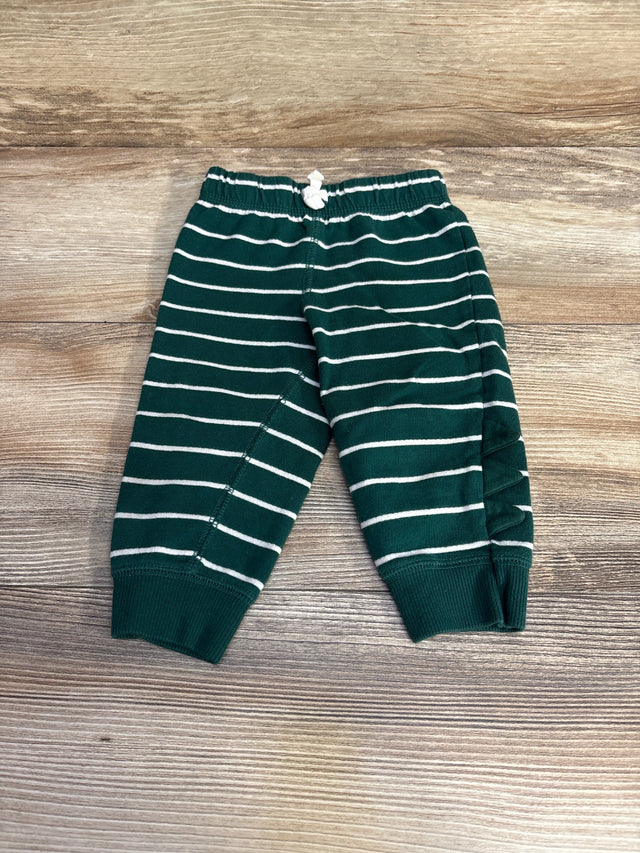 Carter's Striped Joggers Green sz 12m - Me n Mommy To Be