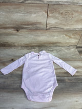 Oshkosh Scalloped Peter Pan Collar Bodysuit Pink sz 12m