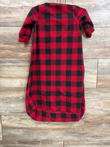 Carter's Buffalo Plaid Fleece Sleep Sack Red sz 9-12m