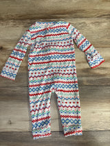 Wondershop Velour Fair Isle Sleeper White sz 6-9m
