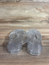 Kidsun Fisher Man Jelly Sandals Clear Glitter sz 9c