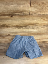 H&M Chambray Drawstring Shorts Light Blue sz 2T