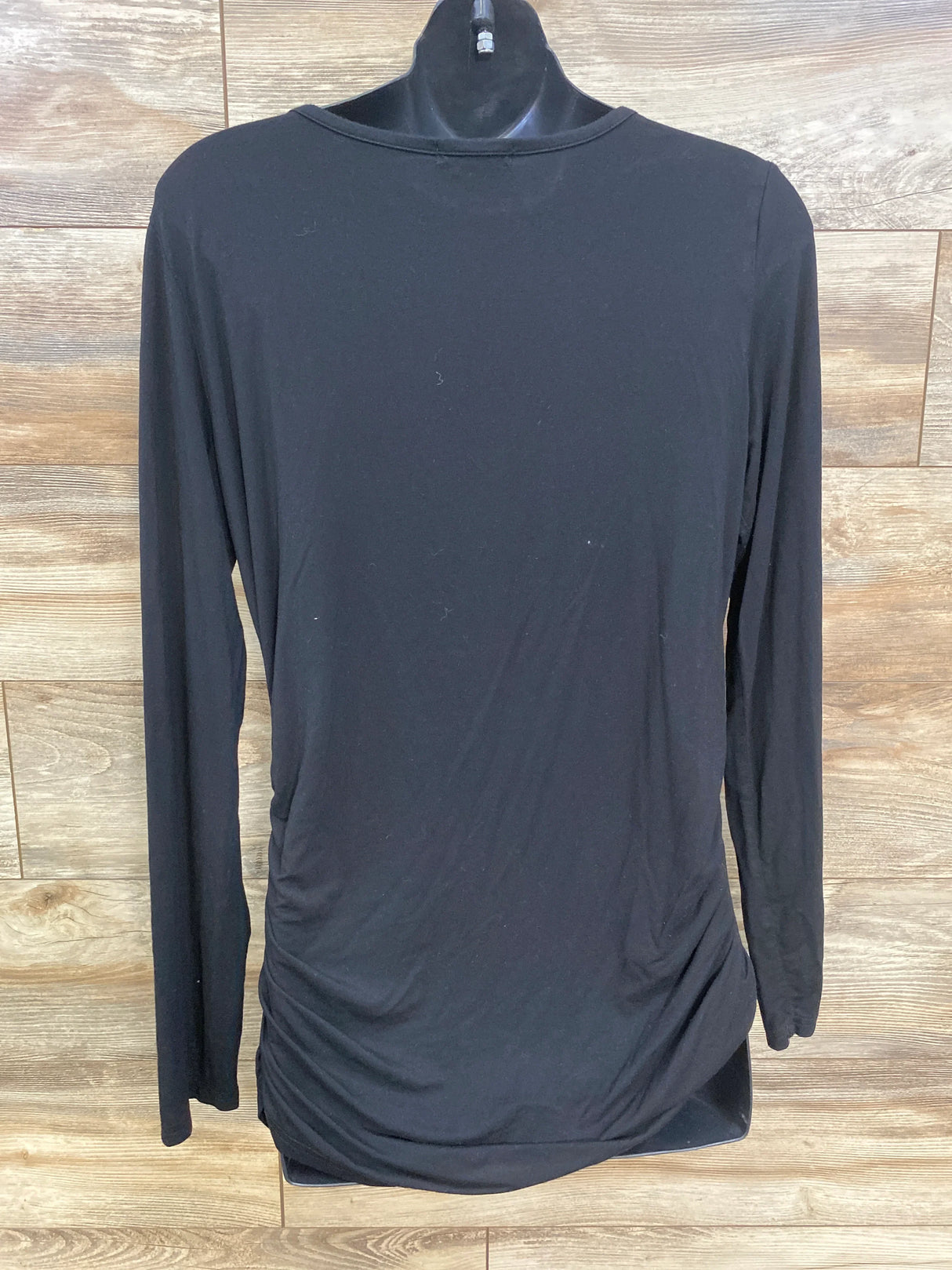 Smallshow Ruched Shirt Black sz Large