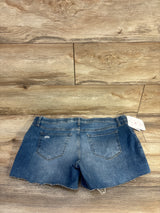 NEW Isabel Maternity Side Panels Jean Shorts Blue sz Large