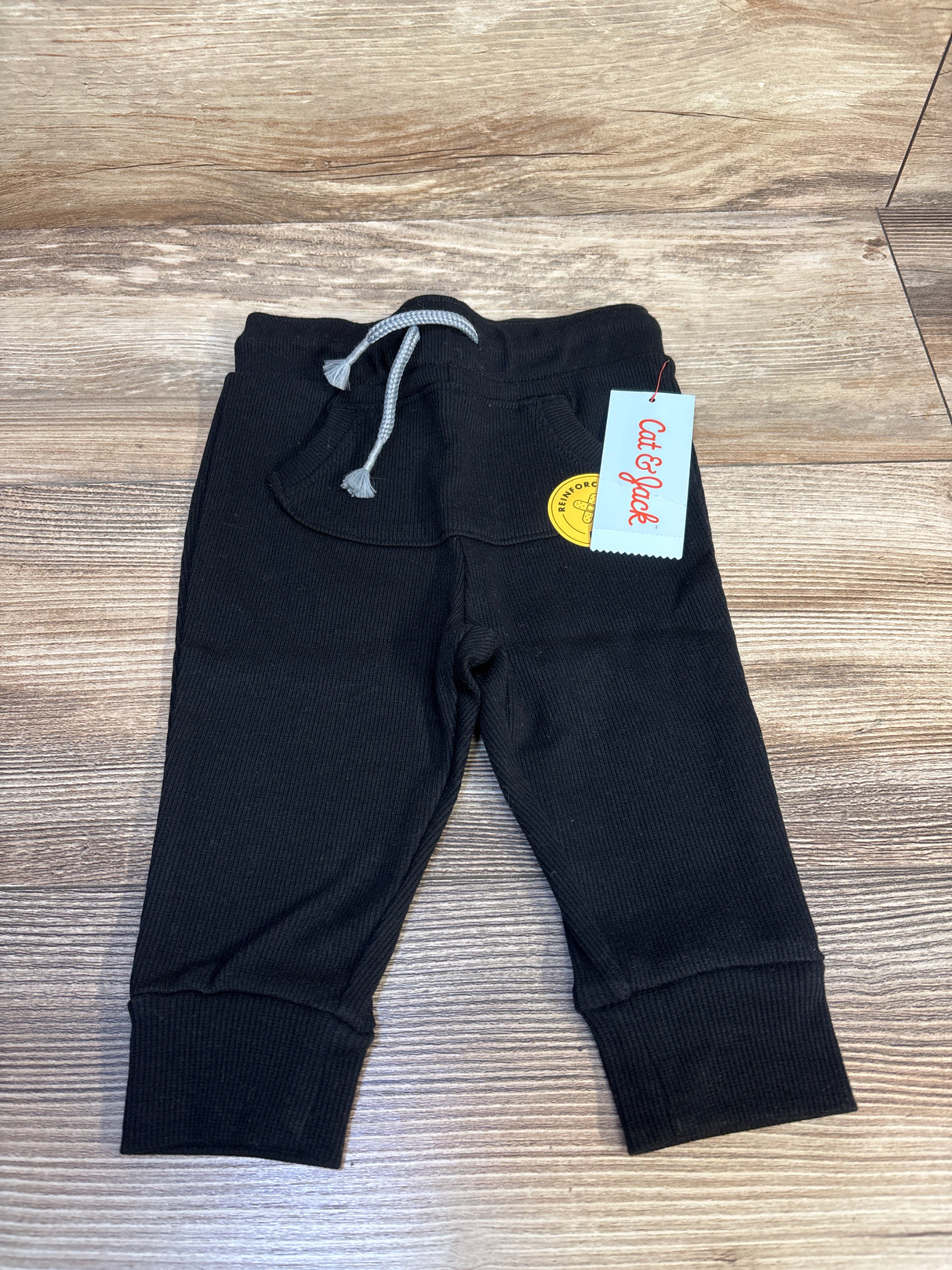 NEW Cat & Jack Ottoman Joggers Black sz 12m