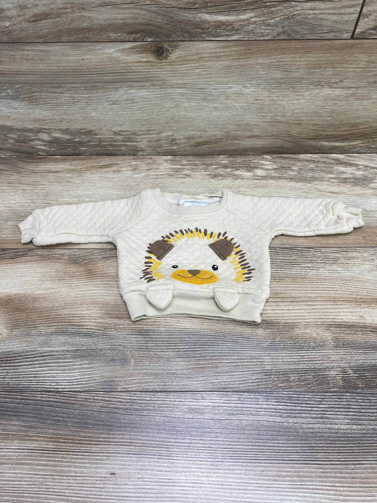 Koala Baby Quilted Sweatshirt Beige sz Newborn