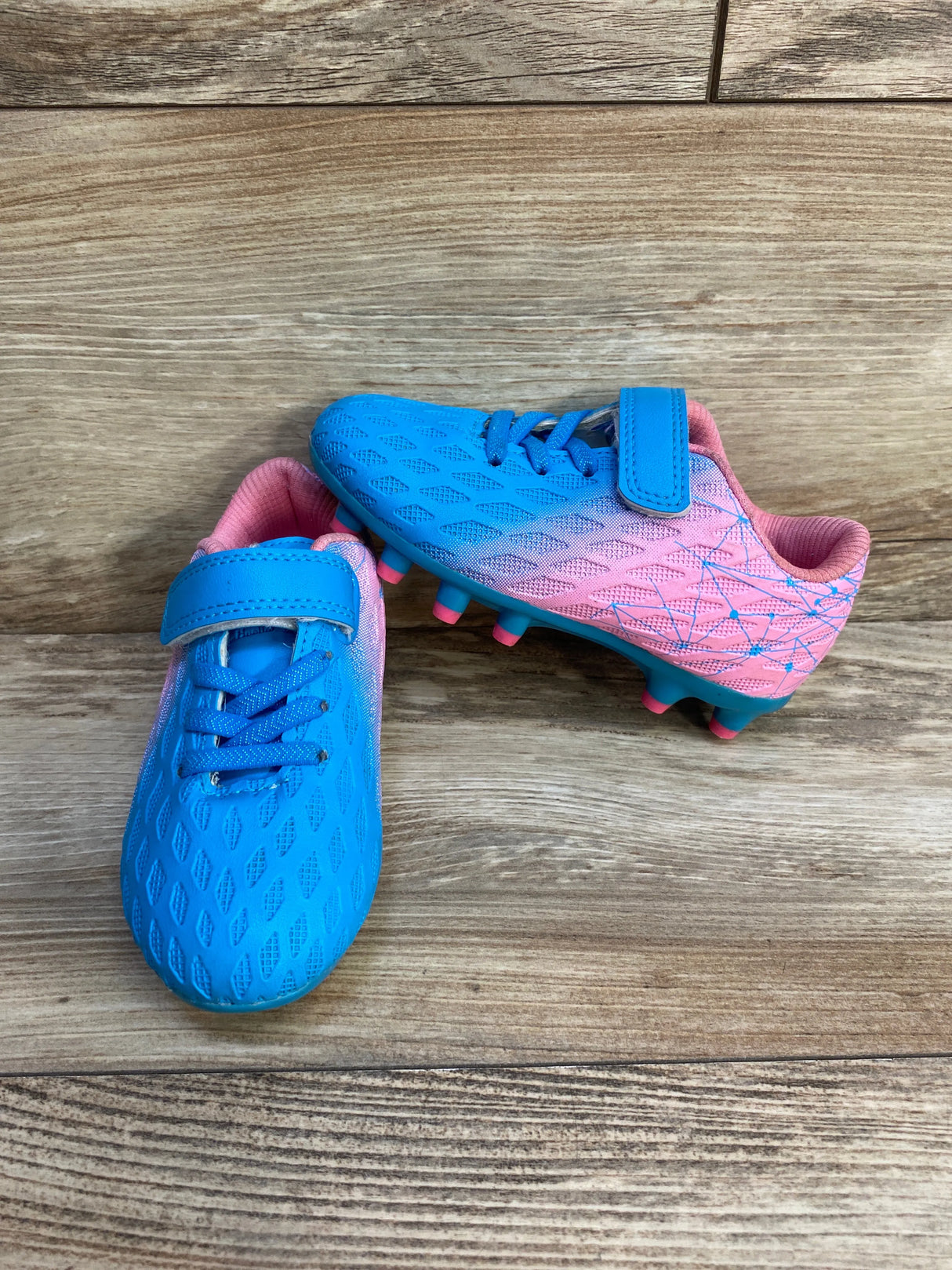 Brooman Kids Firm Ground Soccer Cleats Pink sz 9c - Me n Mommy To Be