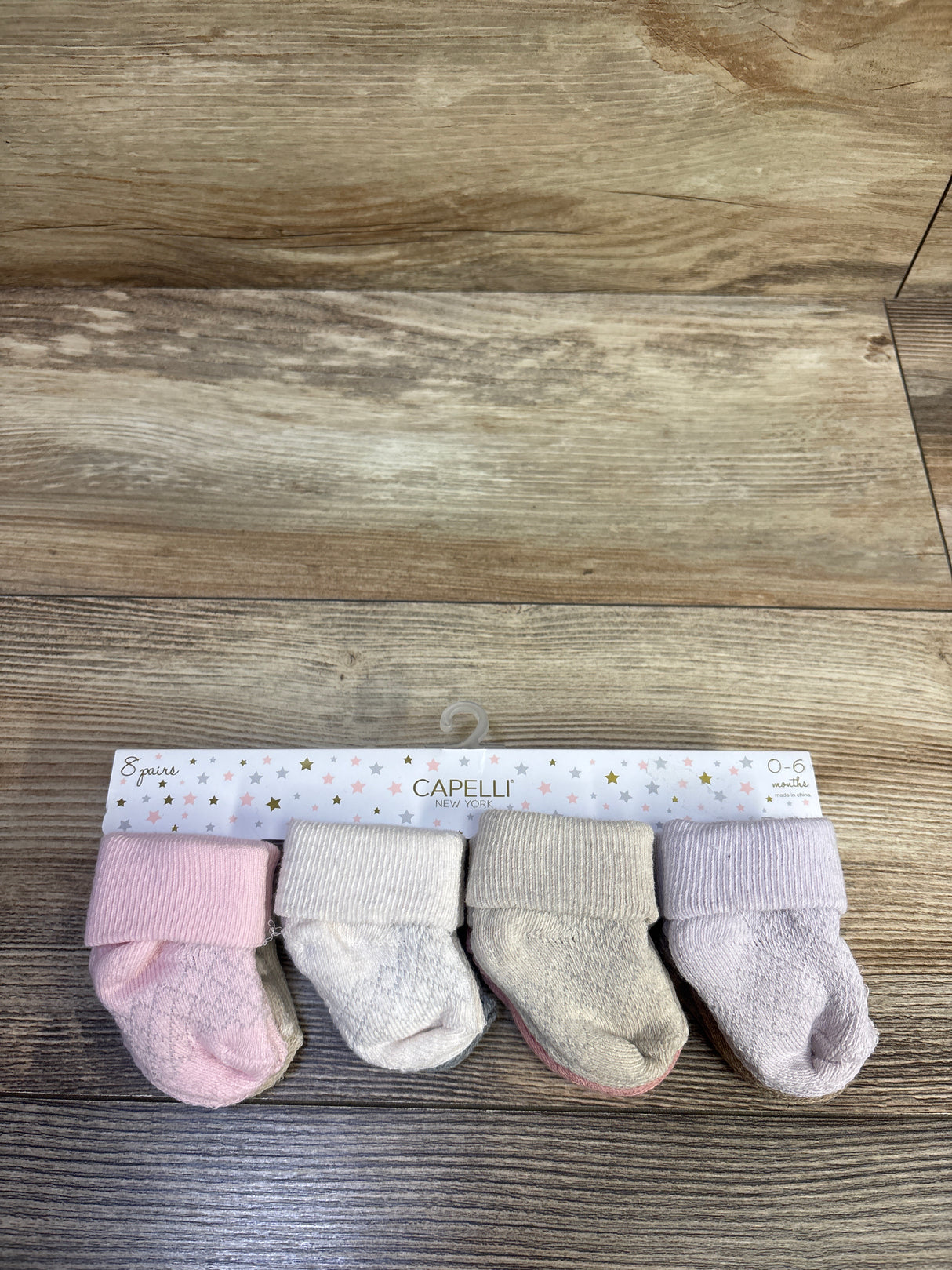 NEW Capelli New York 8pk Socks sz 0-6m
