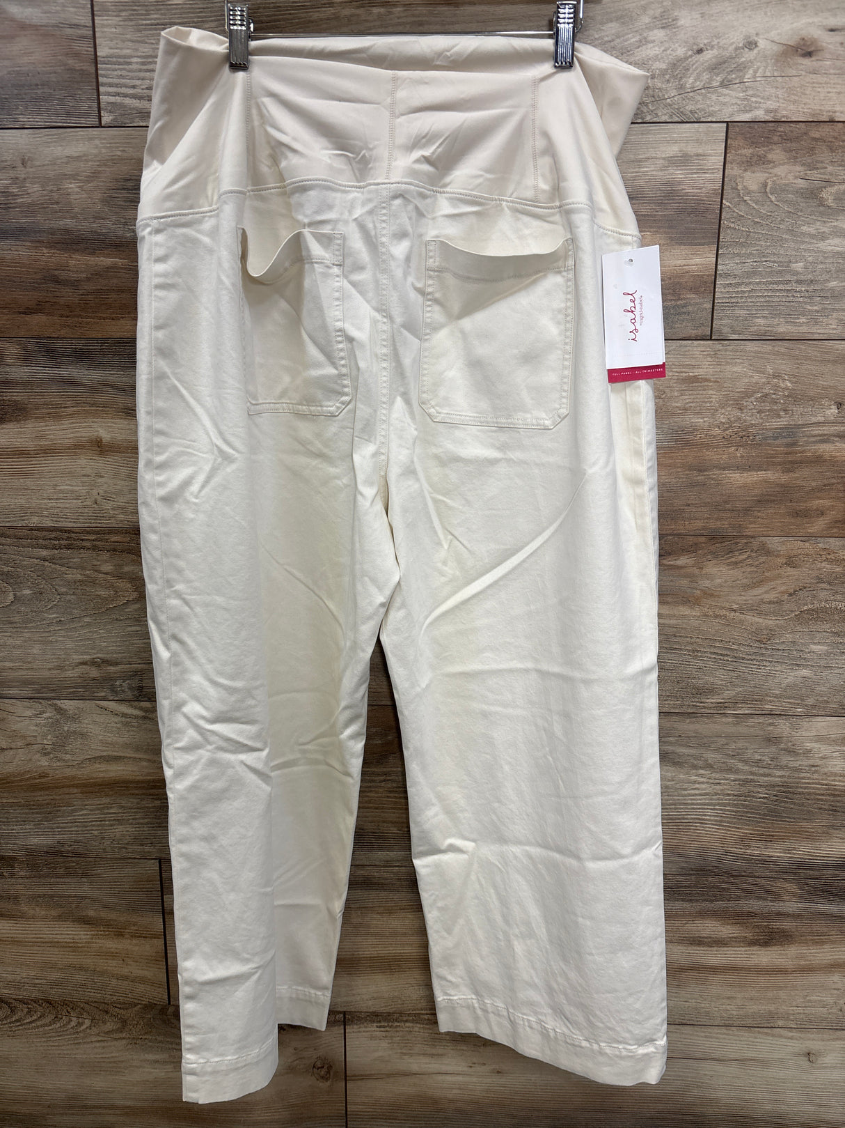 NEW Isabel Maternity Full Panel Pants Ivory sz XXL