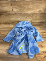 Disney Stitch Leaf Print Bath Robe Blue sz 3T