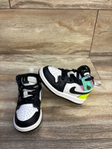 Jordan 1 Mid TD 'Pastel Black' Sneakers sz 5c