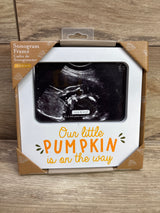 NEW Kate & Milo Pumpkin Sonogram Photo Frame 4x6'' Photo