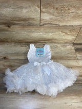 NEW Ya Ya Fairies Tulle Sequence Dress White sz 12m