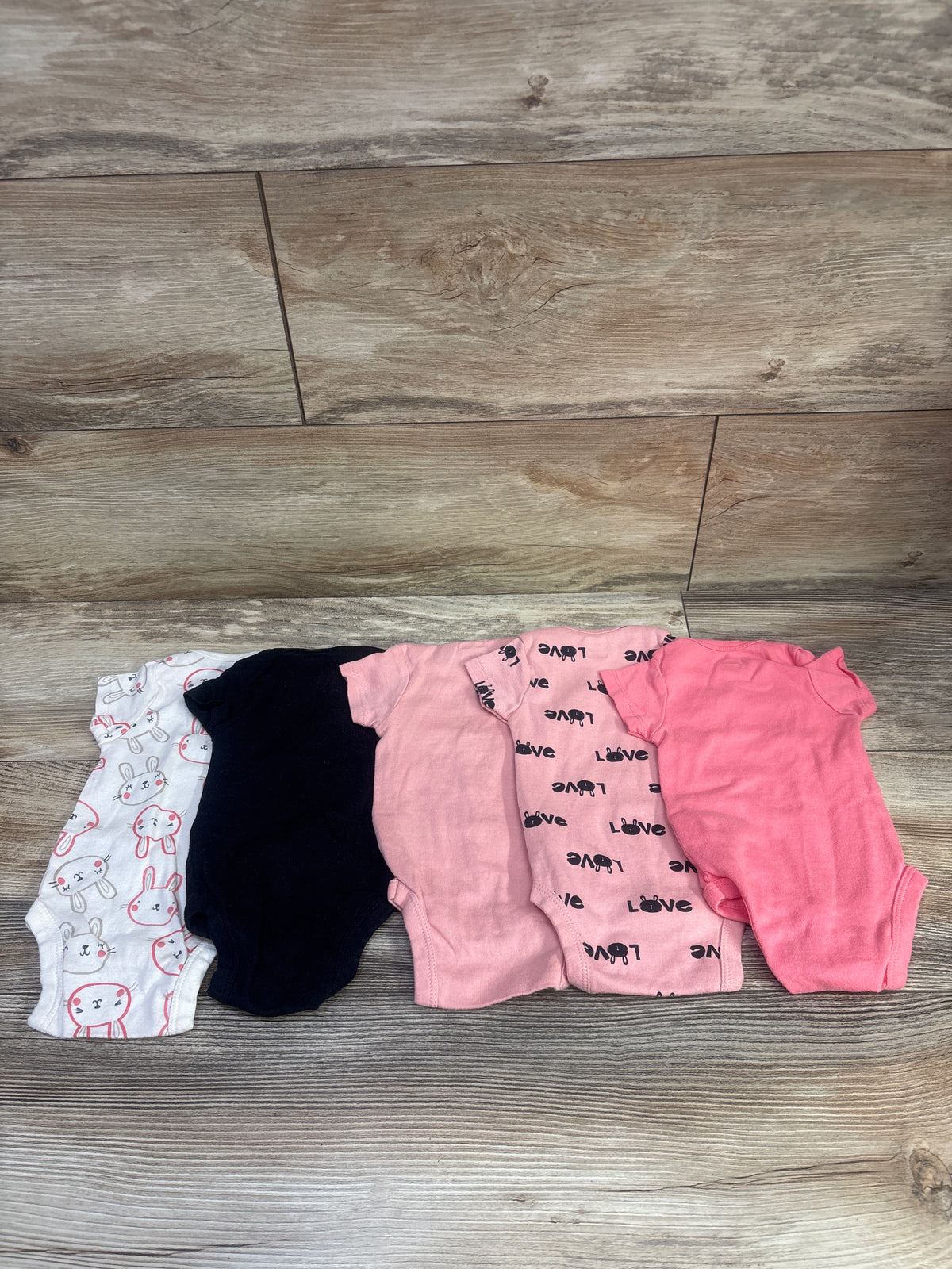 Gerber 5pk Bodysuit Set Pink sz 0-3m