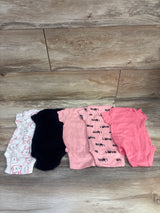 Gerber 5pk Bodysuit Set Pink sz 0-3m