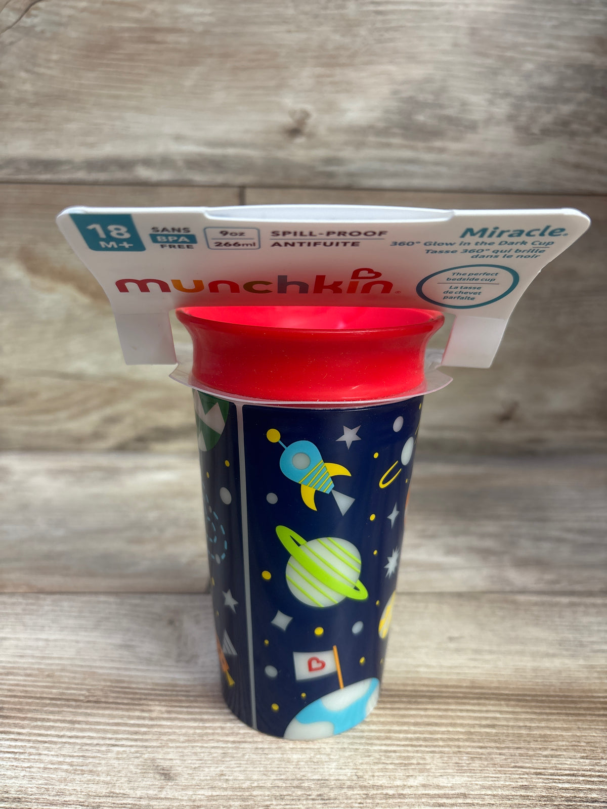 NEW Munchkin Miracle 360 Glow-in-the-Dark Cup 9oz