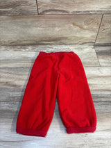 Jumping Beans Soft Fleece Joggers Red sz 18m