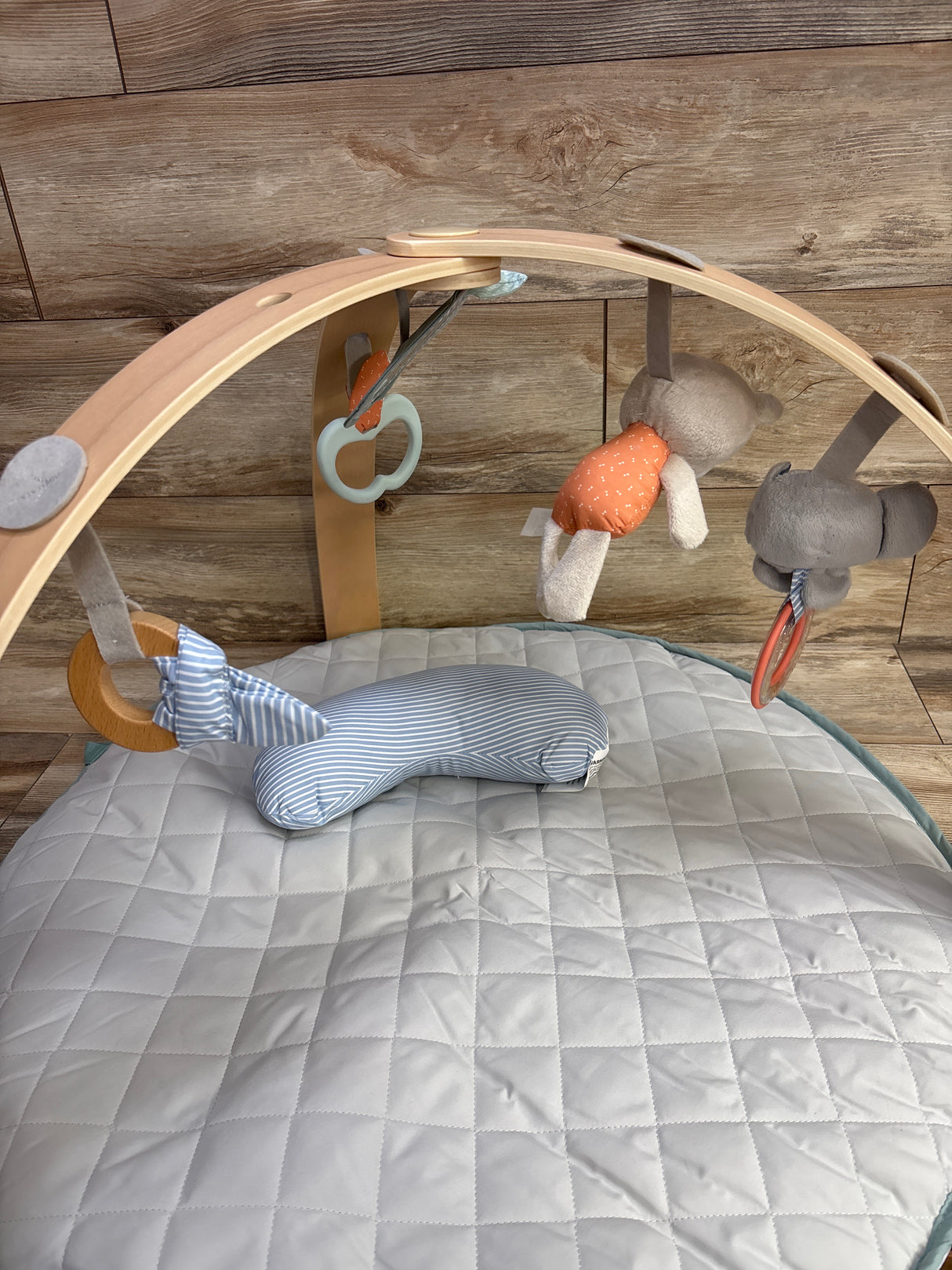 NEW Ingenuity Cozy Spot Reversible Duvet Activity Gym in Loamy