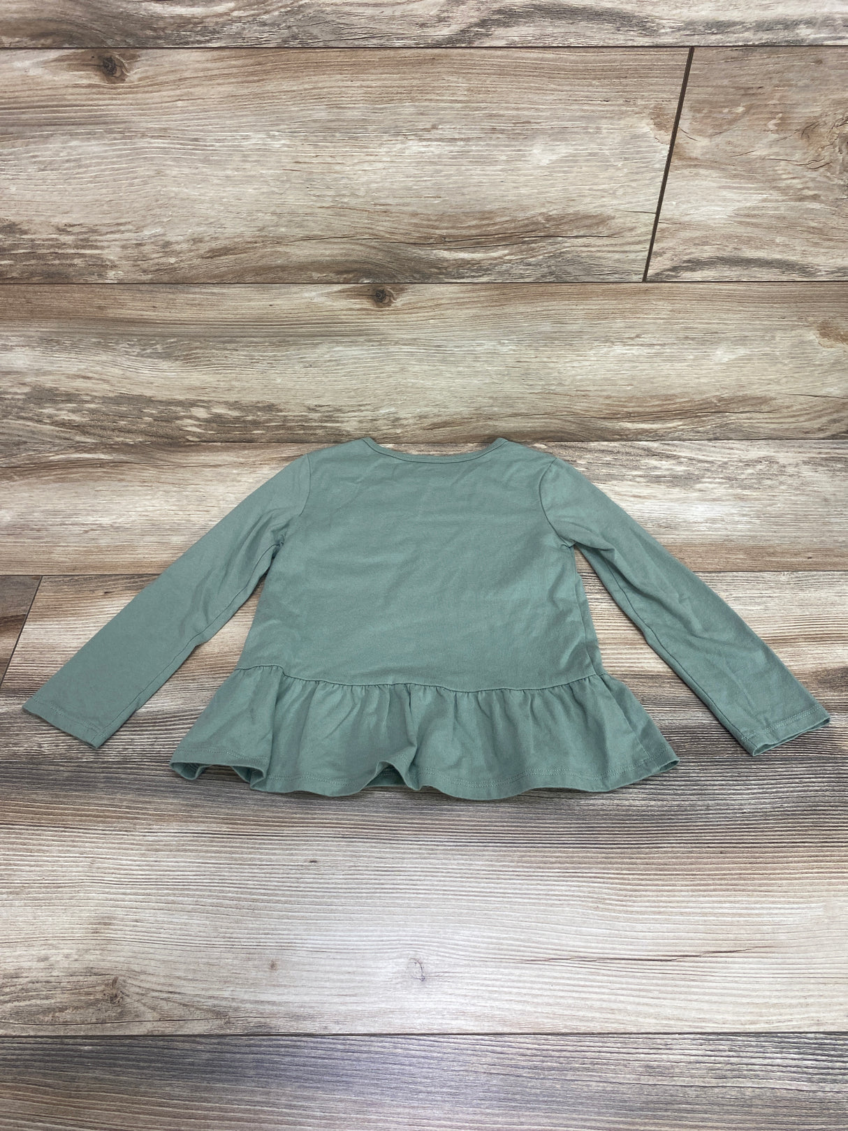 Carter's Peplum Shirt Green sz 5T