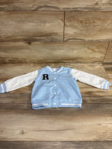 Shein Varsity Jacket Baby Blue sz 18-24m