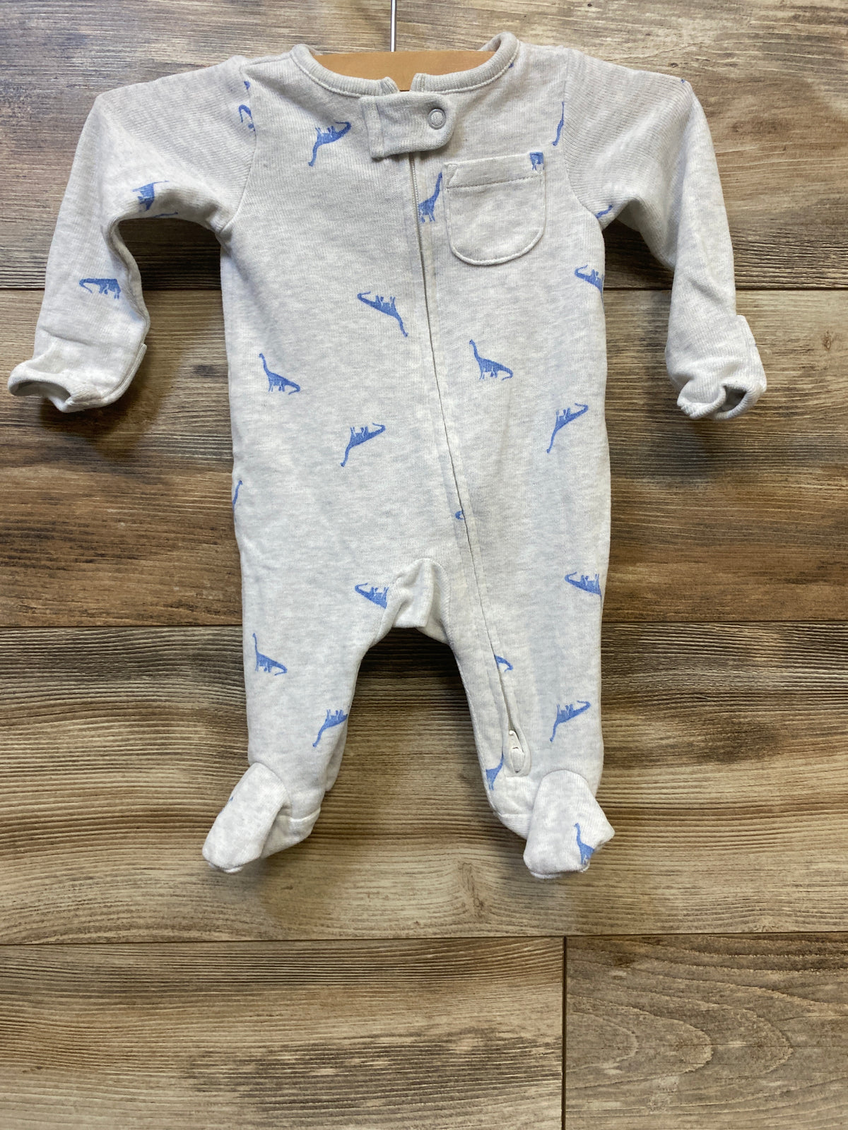 Child Of Mine Dinosaur Sleeper Grey sz Newborn