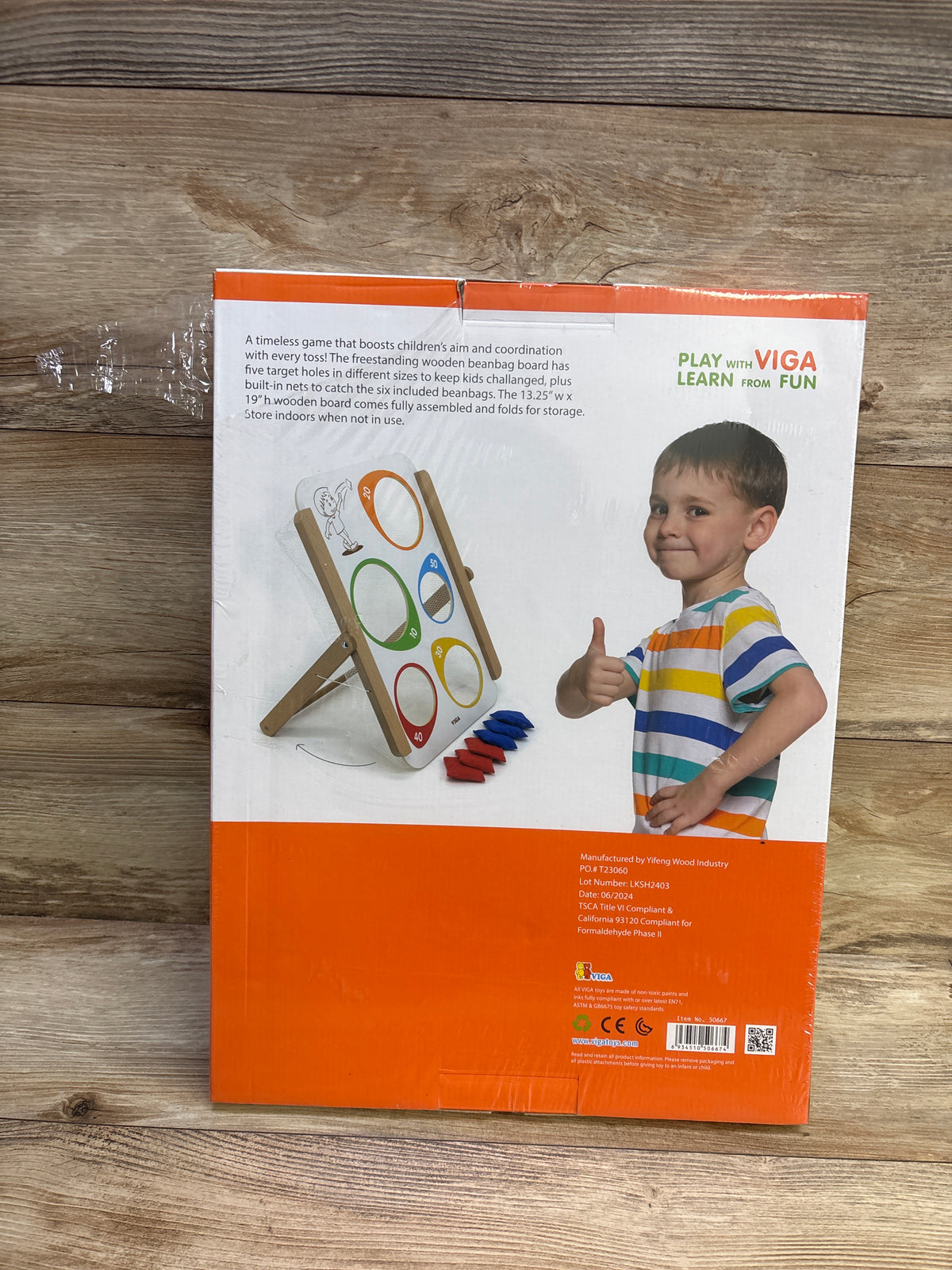 NEW Lakeshore Viga Fold & Go Beanbag Toss