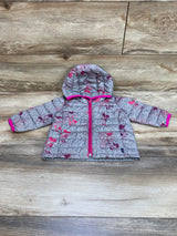 Baby Gap Disney Minnie Mouse Puffer Jacket Grey sz 12-18m