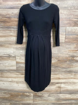 Isabella Oliver 3/4 Sleeve Dress Black sz 2/XS