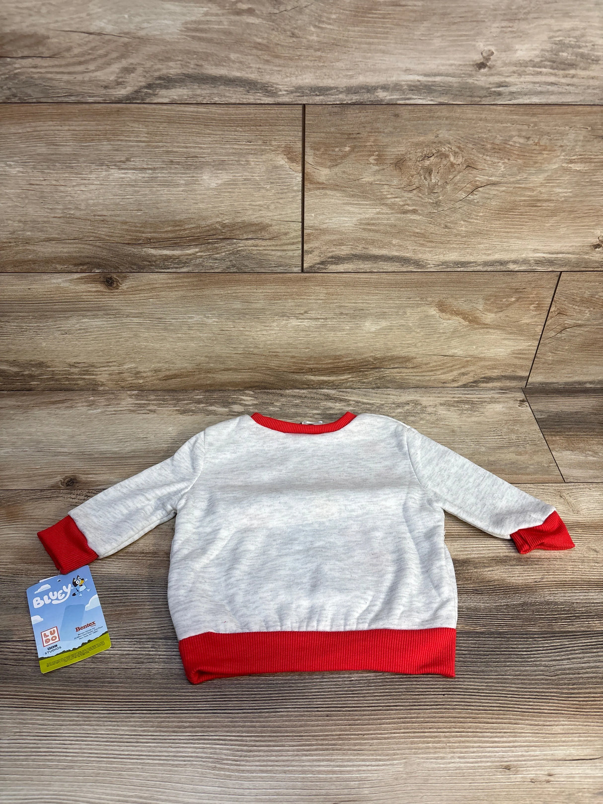 Bluey Squeeze Me Tight Sweatshirt Grey sz 12m