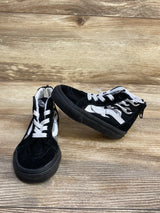 NWOT Vans Sk8-Hi Zip 'Metallic Flame' Sneakers, Black sz 5c