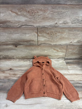 Jamie Kay Knit Bear Cardigan in Butterscotch sz 2T