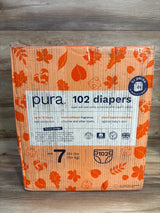 NEW Box of Pura Diapers Size 7 102ct.