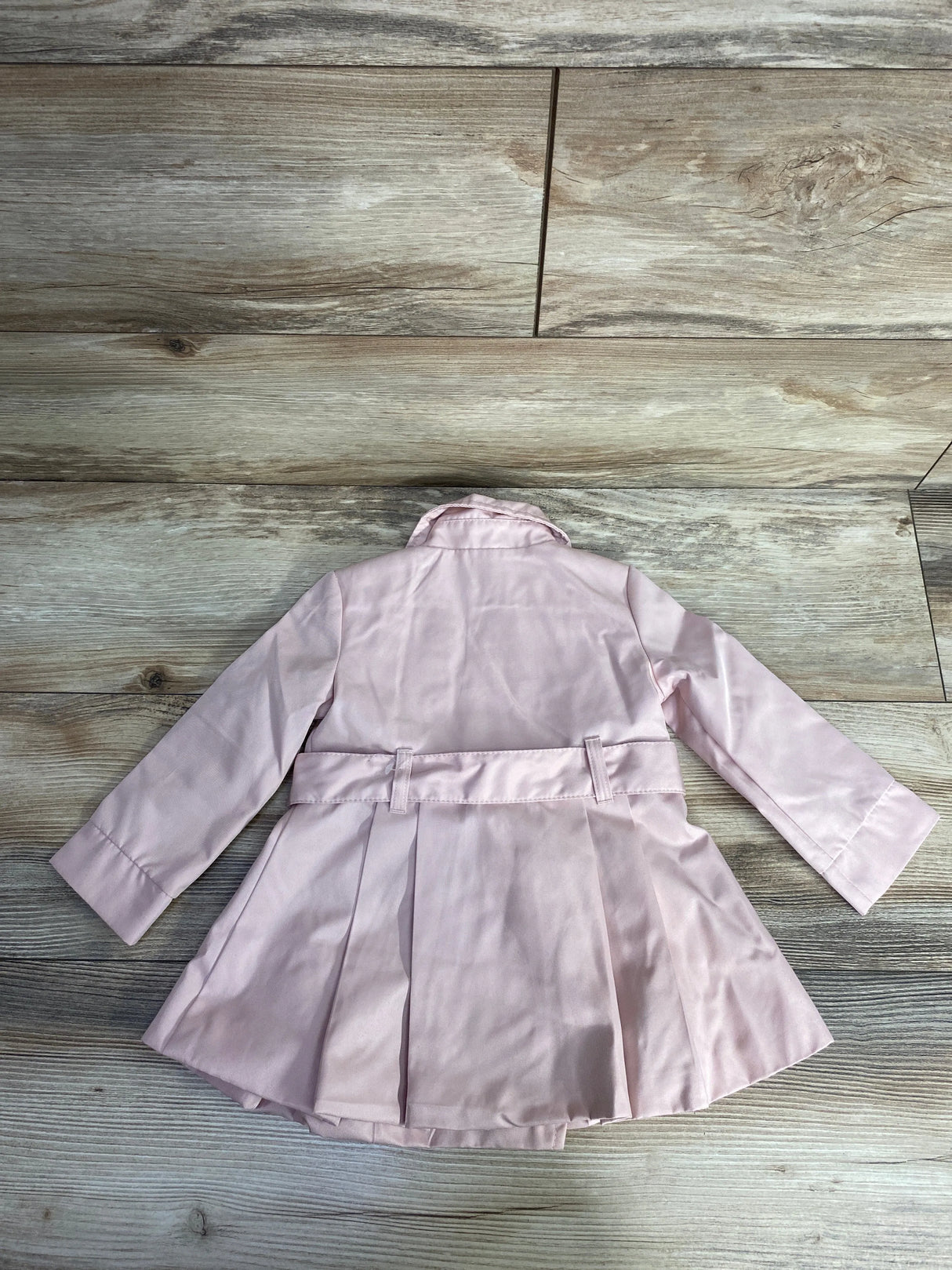 Tahari Dress Trench Coat Pink sz 12m