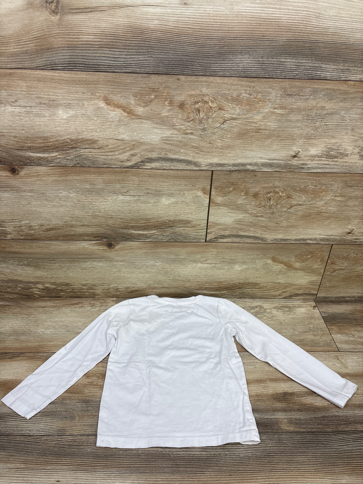 Primary Long Sleeve Shirt White sz 4-5T