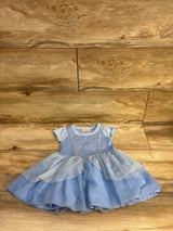 Disney Princess Cinderella Cosplay Dress Blue sz 18m