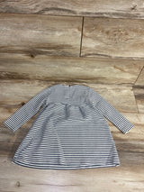 Zara Textured Striped Shirt White sz 18-24m