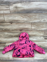 Baby Gap Disney Minnie Mouse Heavyweight Pink Puffer Jacket sz 2T