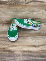 Vans Sesame Street x Authentic 'Sesame Street Family' Green Shoes sz 2Y