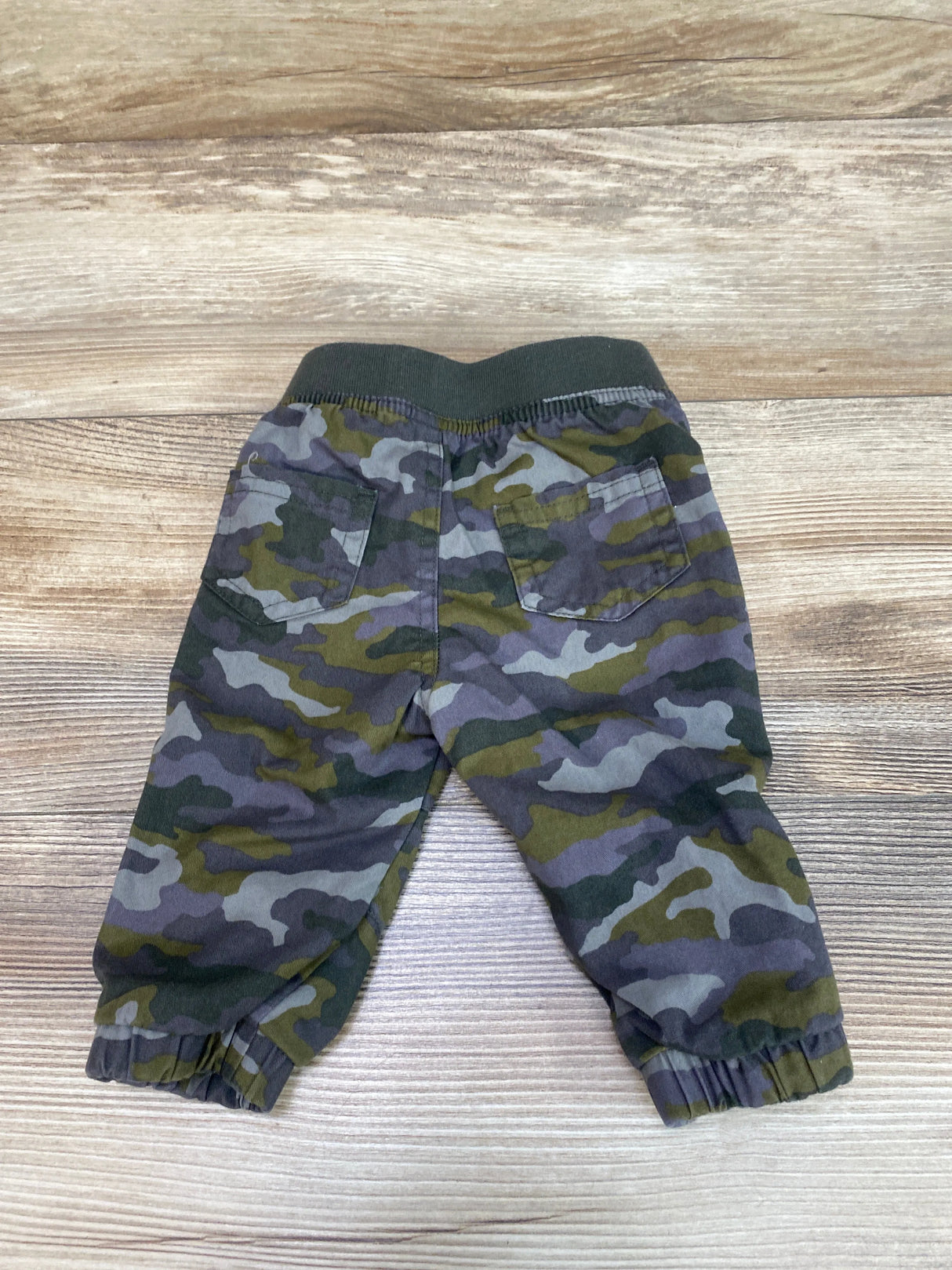 Cat & Jack Lined Camo Jogger Pants Green sz 0-3m