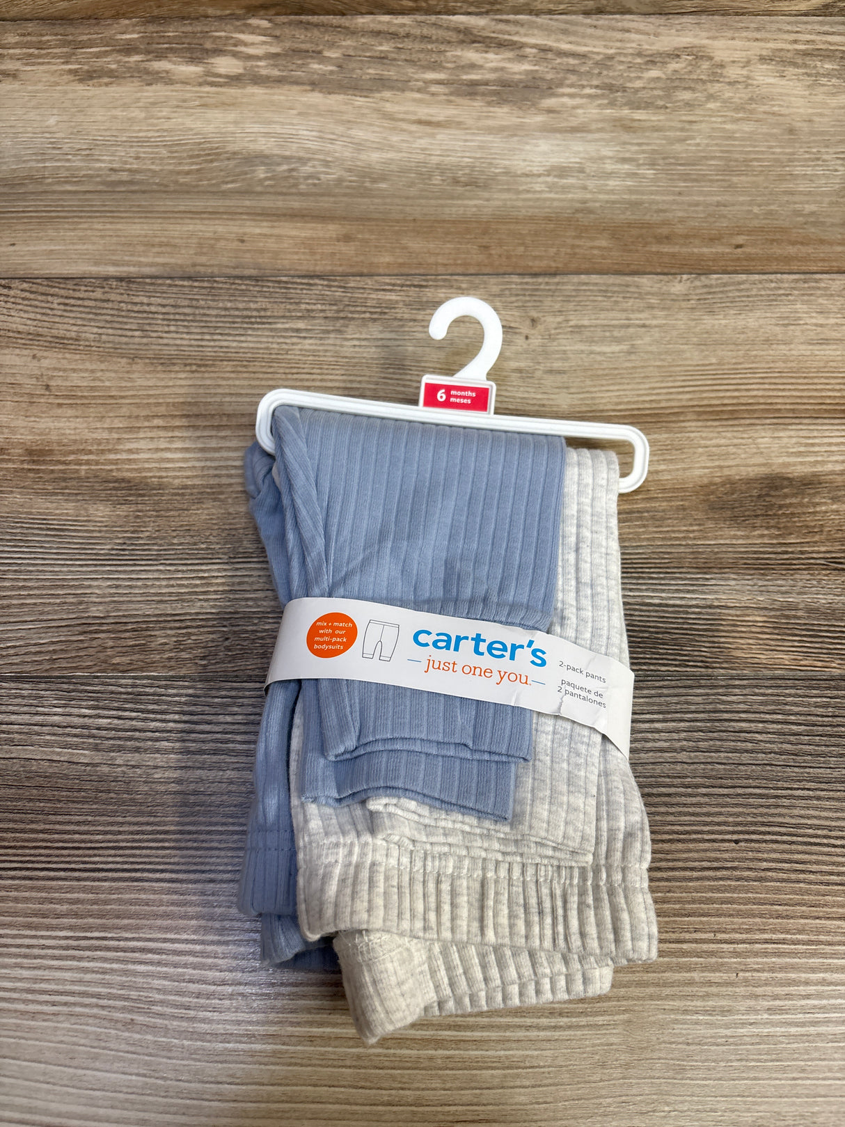 NEW Just One You 2pk Ribbed Pants Blue sz 6m