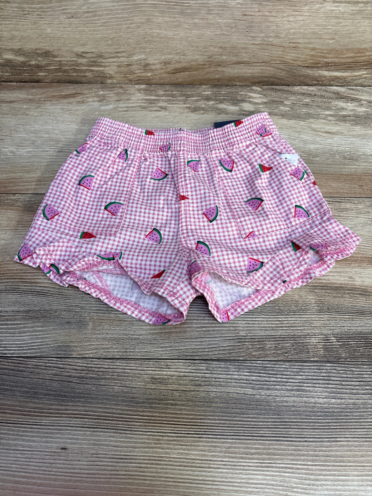 NEW Baby Gap Watermelon Print Ruffle Shorts Pink sz 4T - Me n Mommy To Be