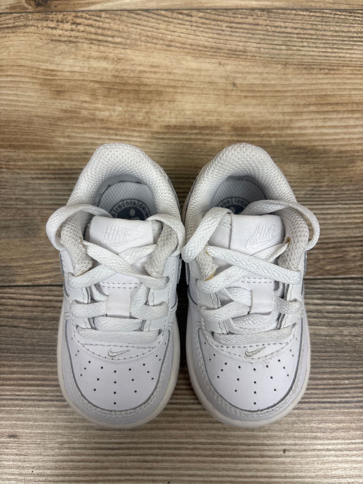 Nike Force 1 LE TD 'Triple White' Sneakers sz 4c